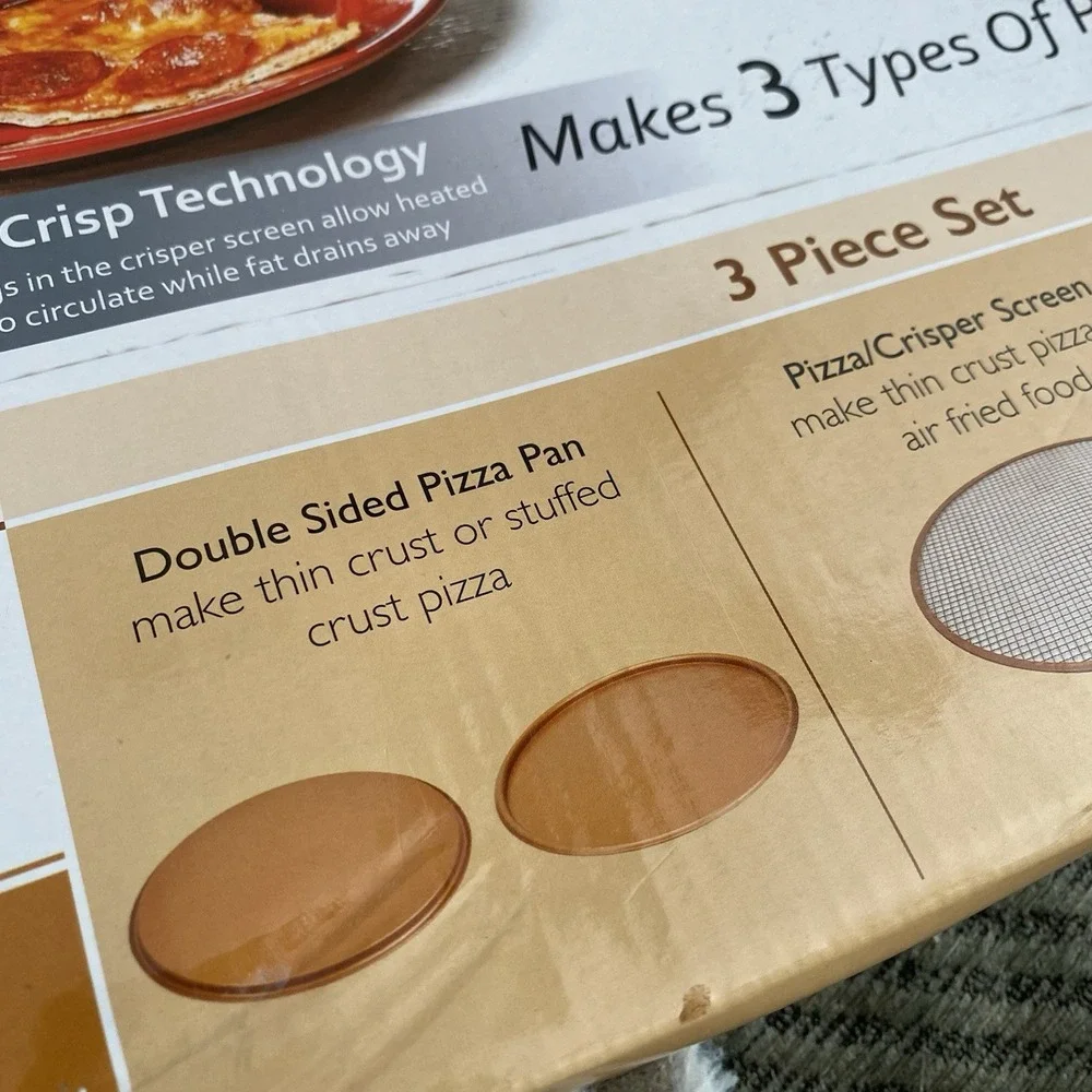 Copper Chef Perfect Pizza & Crisper Pan 12